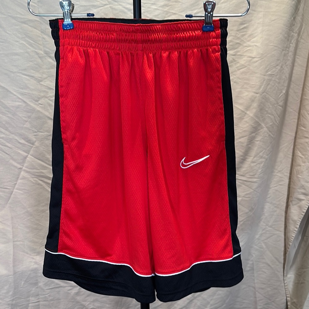Nike Red and Black Athletic Shorts